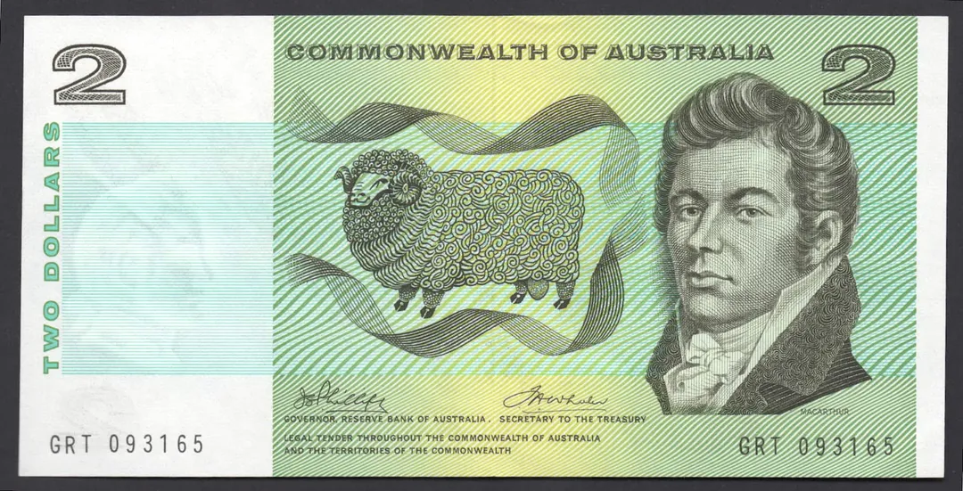Lot 18 — 1972 $2 Phillips/Wheeler Commonwealth General Prefix [GRT]