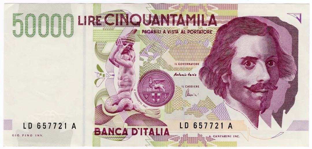 Lot 41 — Italy, 1992 50,000 Lire