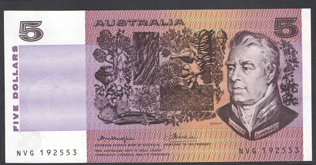 Lot 23 — 1976 $5 Knight/Wheeler OCRB [NVG] Unc