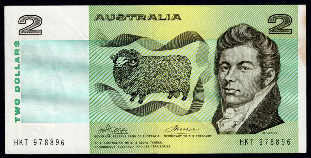 Lot 15 — $2 Phillips/Wheeler Australia General Prefix