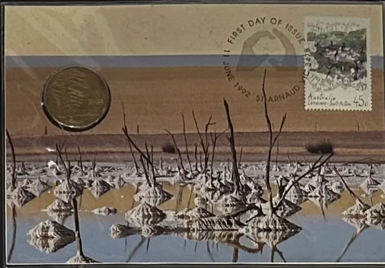Lot 29 — Australian Wildlife/Birds Coin & Stamp Cover