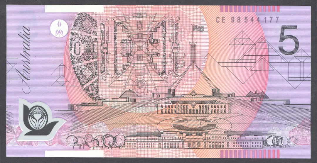 Lot 31 — 1998 $5 Macfarlane/Evans [CE98] Unc