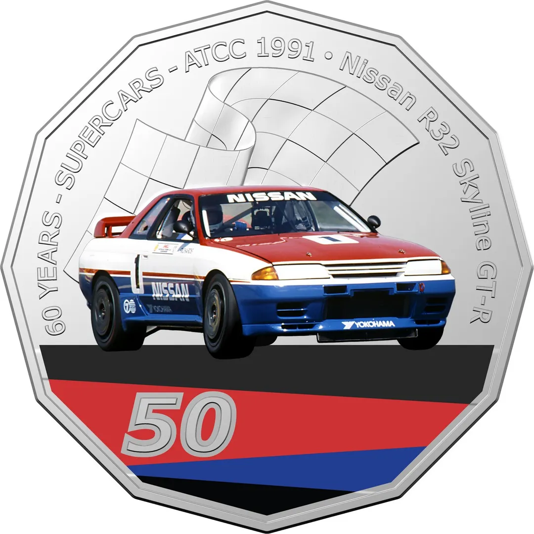 Lot 38 — 2020 50c Nissan Skyline GT-R coloured - Unc