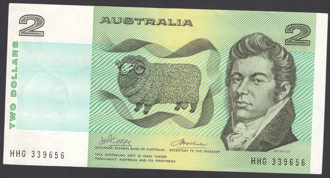 Lot 18 — $2 : Serial # HHG 339656