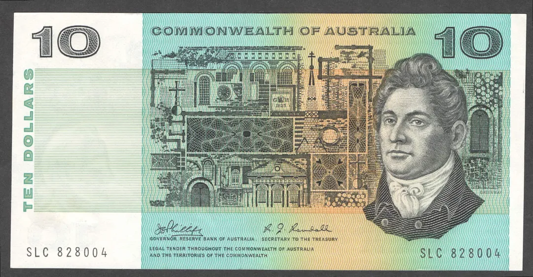 Lot 35 — 1968 $10 Phillips/Randall [SLC] EF+