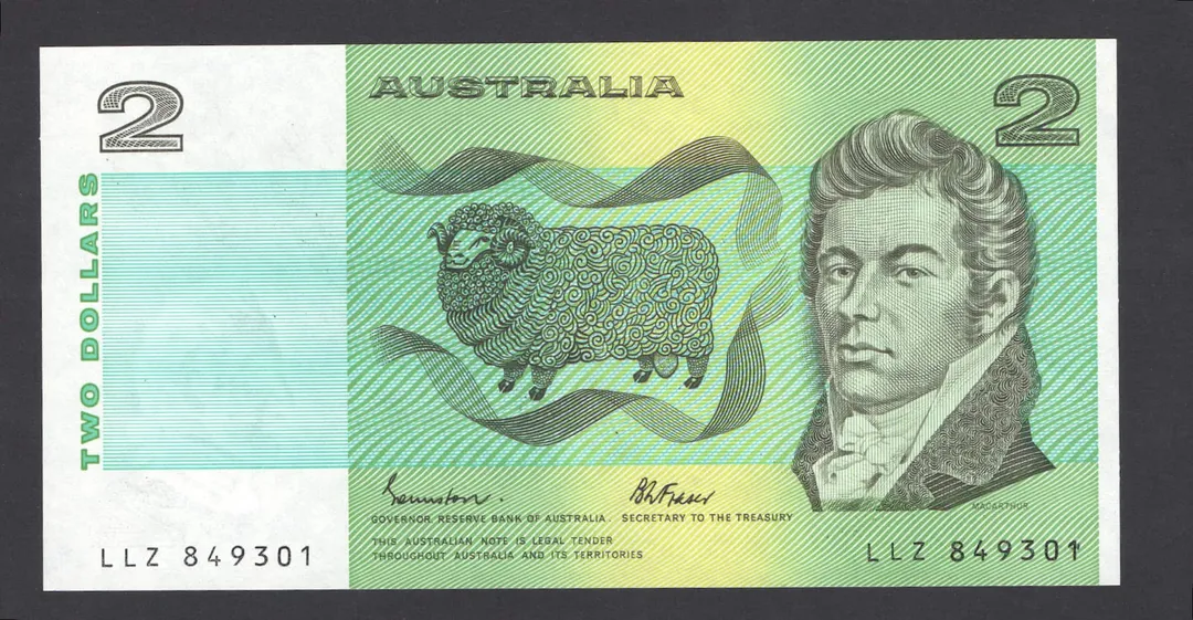 Lot 26 — $2 : Serial # LLZ 849301