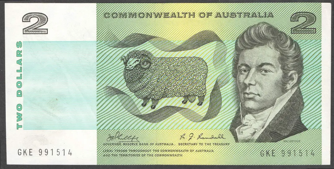 Lot 12 — 1968 $2 Phillips/Randall [GKE] EF+