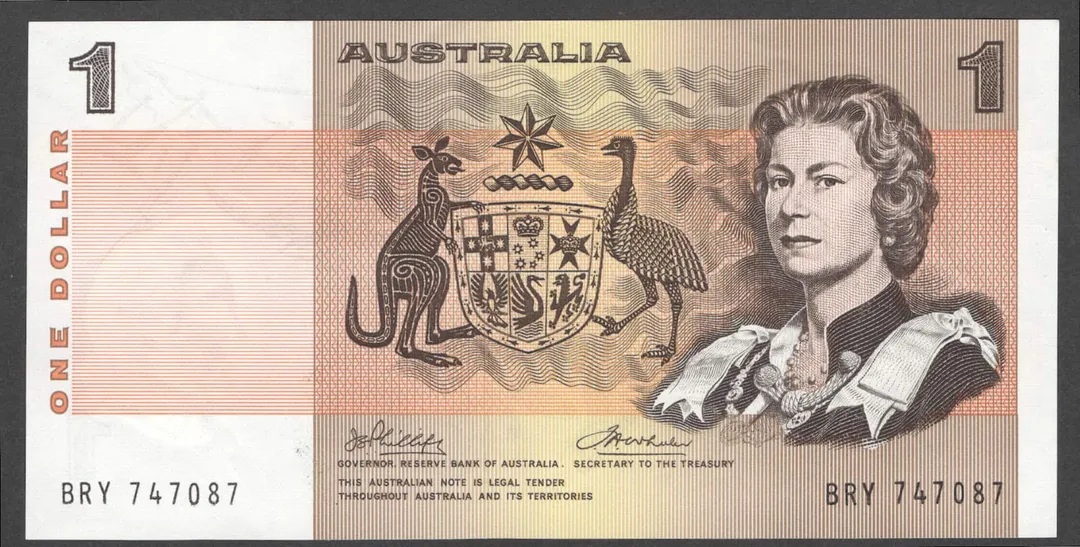 Lot 4 — 1974 $1 Phillips/Wheeler [BRY] EF+