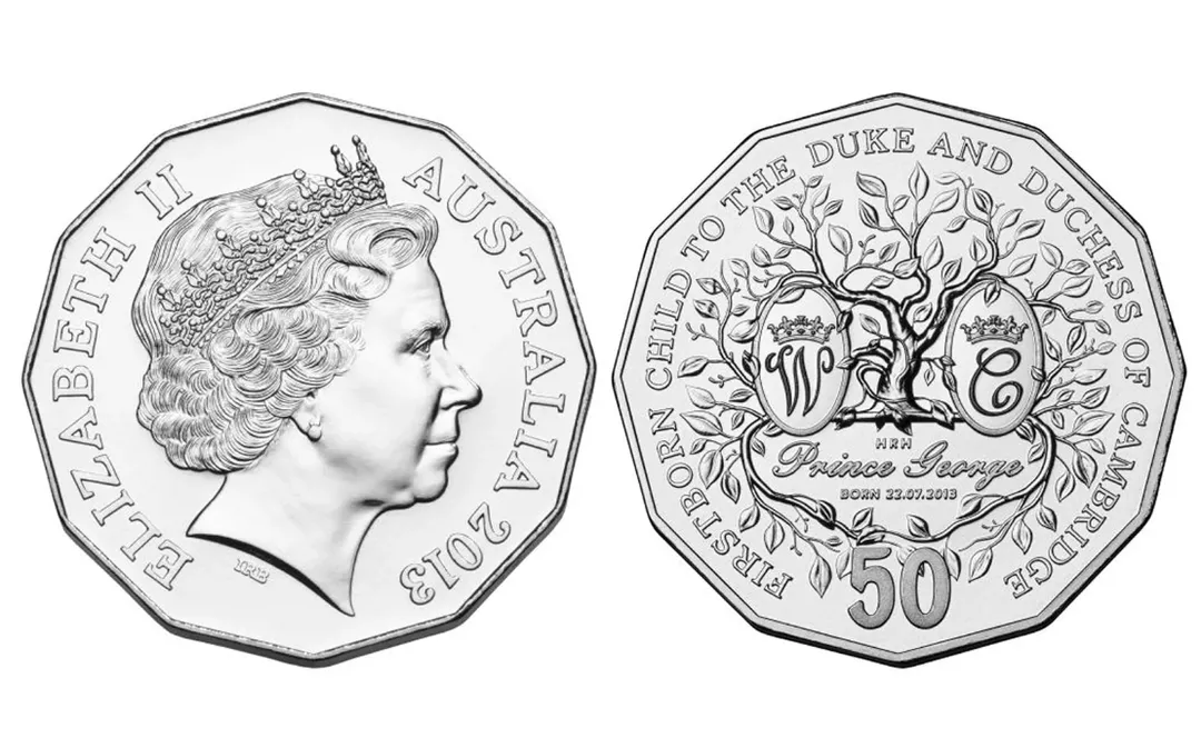Lot 25 — 2013 50c First Child of the Duchess of Cambridge - Unc