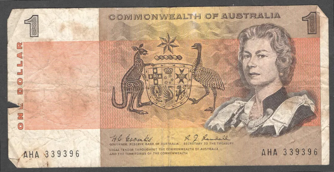 Lot 7 — 1968 $1 Coombs/Randall [AHA] F