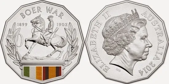 Lot 26 — 2014 50c Boer War - Unc