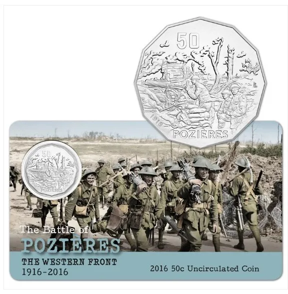 Lot 22 — 2016 50c Battle of Pozières – The Western Front