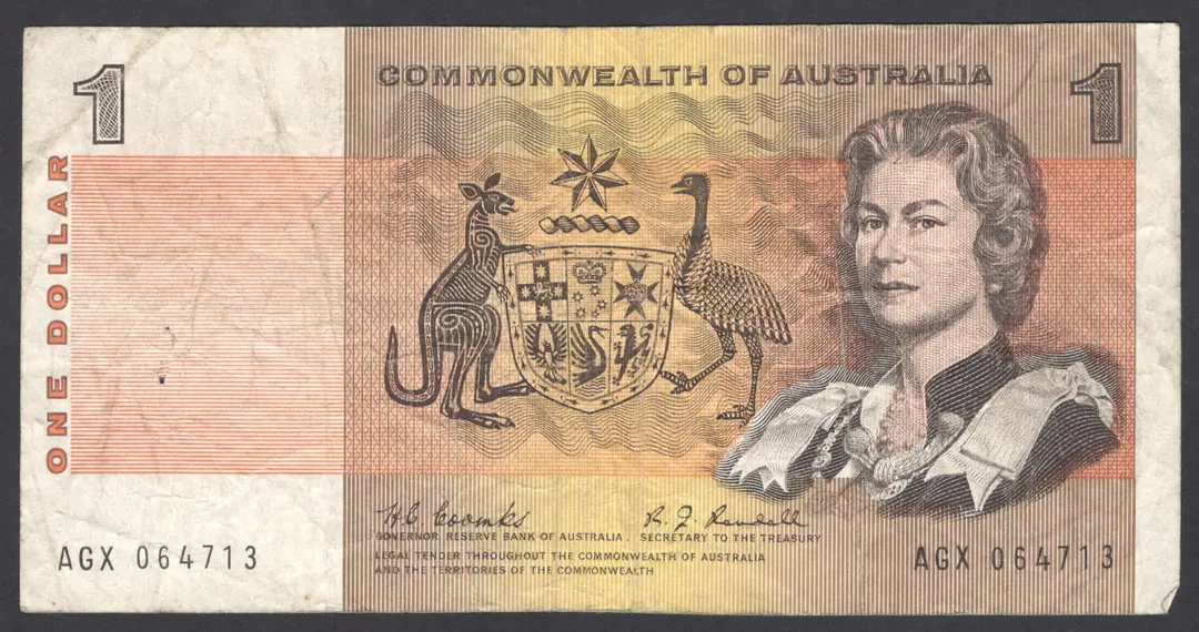 Lot 4 — $1 : Serial # AGX 064713