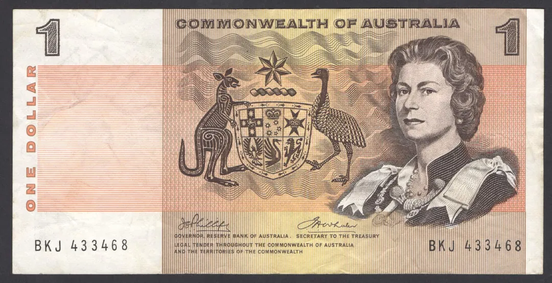 Lot 7 — $1 : Serial # BKJ 433468
