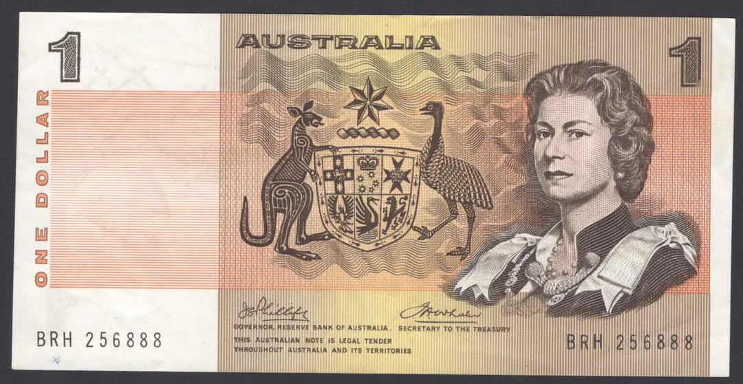 Lot 8 — $1 : Serial # BRH 256888