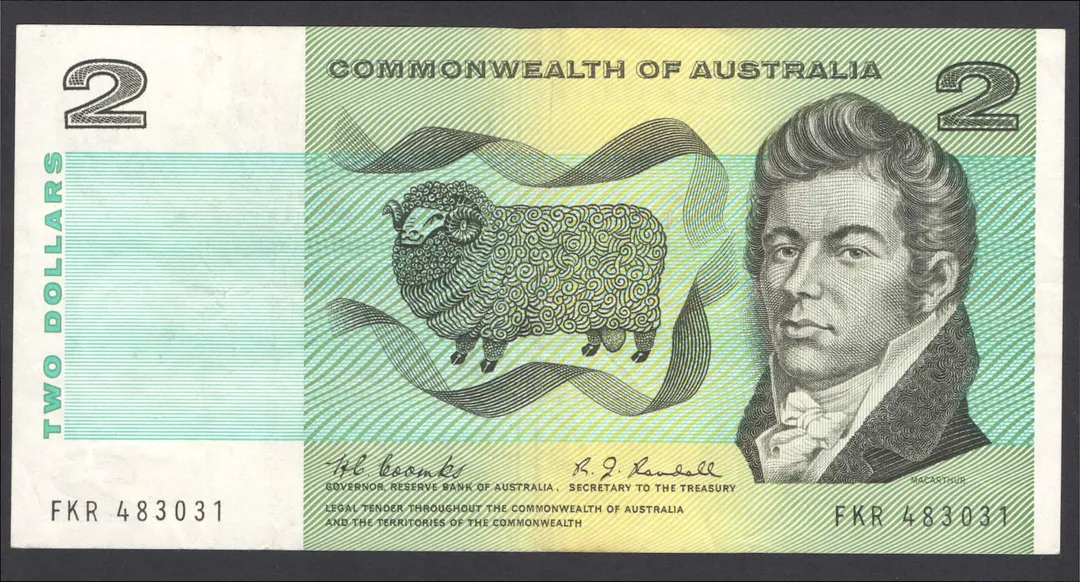 Lot 15 — $2 : Serial # FKR 483031