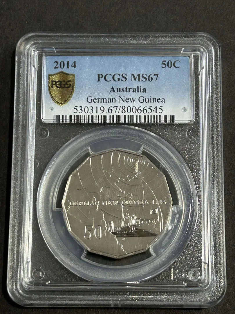 Lot 14 — 2014 50c German New Guinea MS67