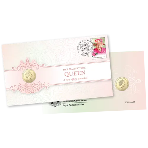 Lot 9 — BIN: 2019 $1 Her Majesty The Queen A New Effigy - Double Head Coin PNC