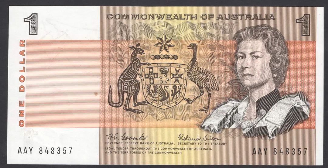 Lot 1 — $1 : Serial # AAY 848357