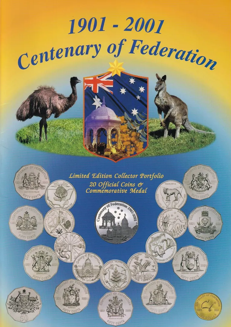 Lot 30 — 2001 Federation UNC Set of 21