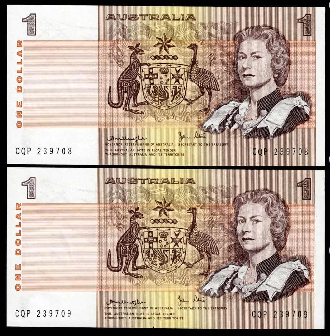 Lot 4 — $1 Knight/Stone General Prefix Pair