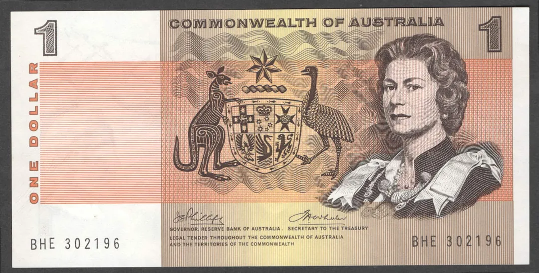 Lot 5 — 1972 $1 Phillips/Wheeler COA [BHE] EF