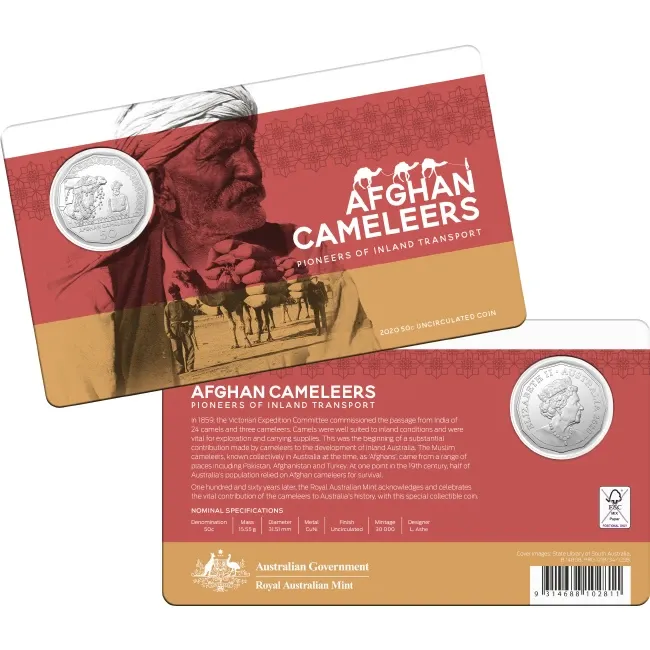 Lot 23 — 2020 50c Afghan Cameleers – Pioneers of Inland Transport