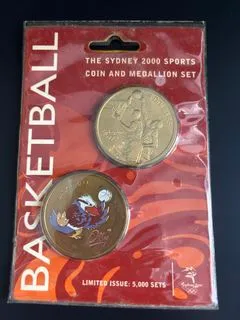 Lot 3 — Sydney 2000 Sports Coin & Medallion Set – Basketball