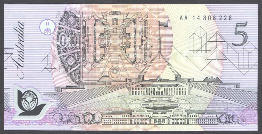 Lot 47 — $5 : Serial # AA14 808228