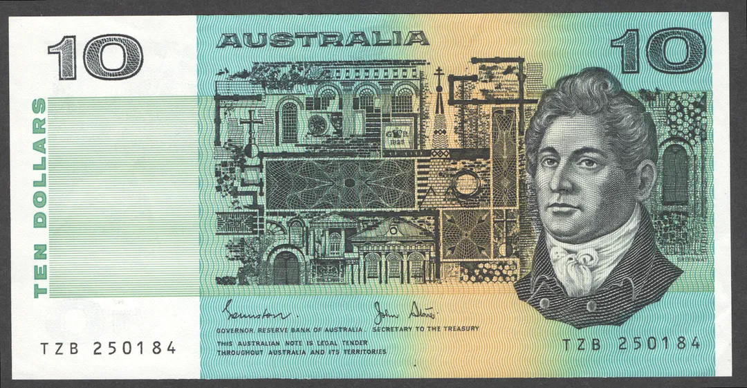 Lot 41 — 1983 $10 Johnston/Stone [TZB] aUnc