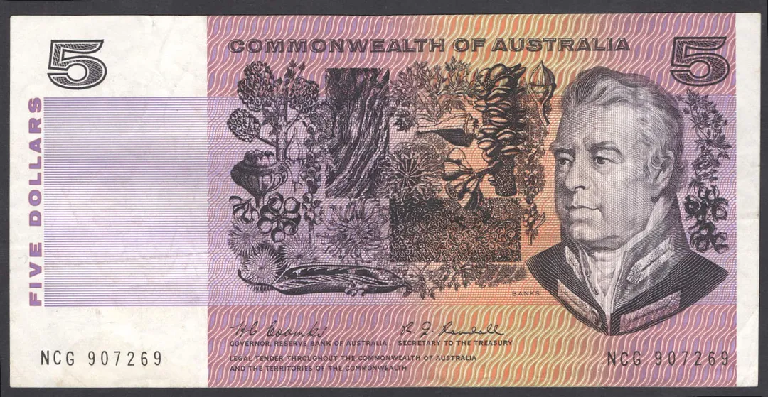 Lot 20 — 1967 $5 Coombs/Randall [NCG] VF