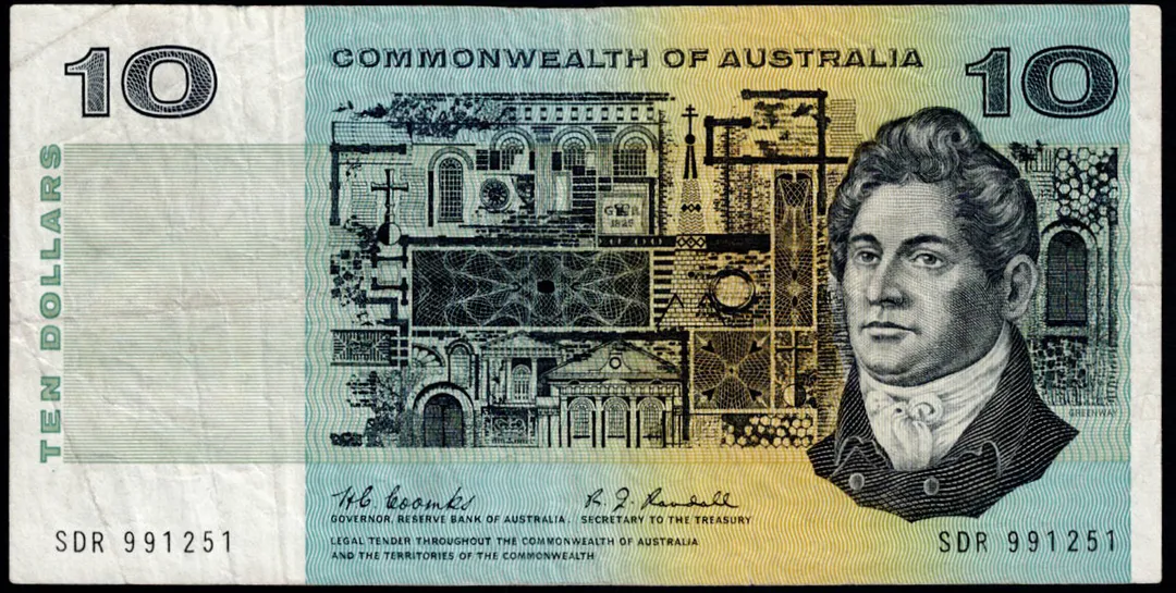 Lot 43 — $10 Coombs/Randall First Prefix SDR