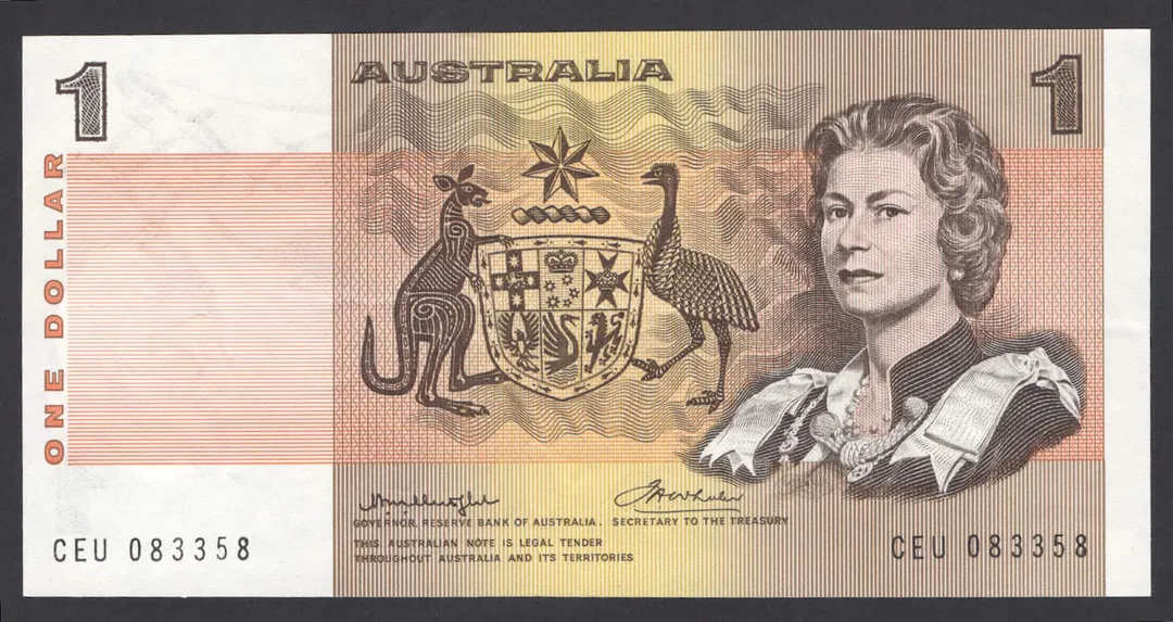 Lot 9 — $1 : Serial # CEU 083358