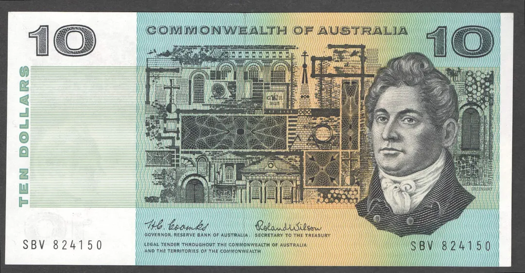 Lot 33 — 1966 $10 Coombs/Wilson [SBV] EF