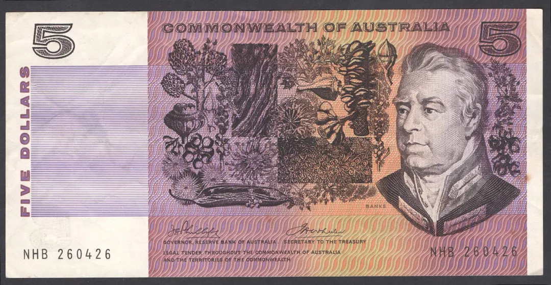 Lot 22 — 1972 $5 Phillips/Wheeler COA [NHB] VF
