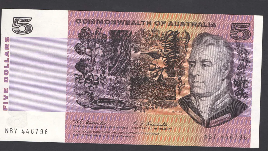 Lot 28 — $5 : Serial # NBY 446796