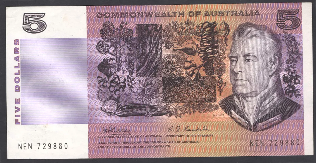 Lot 21 — 1969 $5 Phillips/Randall [NEN] VF+