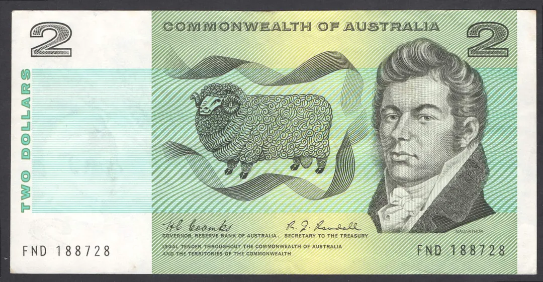 Lot 11 — 1967 $2 Coombs/Randall [FND] VF+